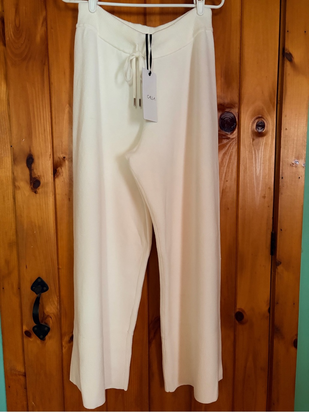 Calia Wide-Leg Sweater Knit Pants - Picture 4 of 6